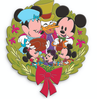 Disney D23 Mickey's Christmas Carol Jumbo Pin Limited Edition New with Card