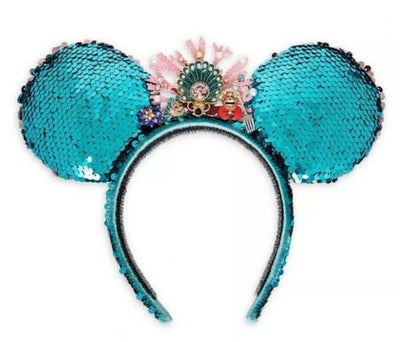 Disney Little Mermaid Sequin Ear Headband Limited Betsey Johnson New with Box