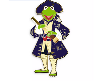 Disney D23 Kermit Muppet Treasure Island 25th Limited Edition Pin New with Card
