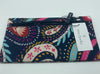 Vera Bradley Factory Style Lighten Up Pencil Pouch Painted Paisley New with Tag
