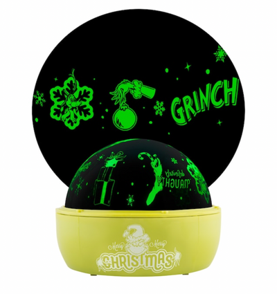 Dr. Seuss The Grinch Color Halloween LED Changing Shadow Lights Projector New