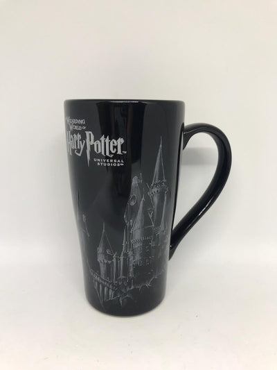 Universal Studios Wizarding Harry Potter Hogwarts Castle Sketch Latte Mug New