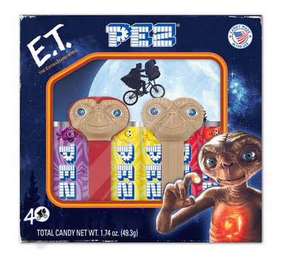 E.T. 40th Anniversary Gift Set Two Mini PEZ Dispensers and Refills New with Box