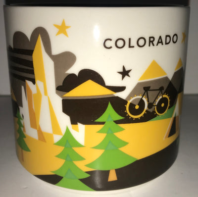 Starbucks You Are Here Collection Colorado Ceramic Coffee Mug New