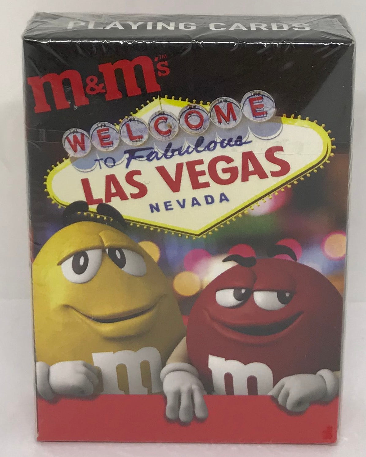 M&M's World Welcome to Fabulous Las Vegas Sign Selfie Playing Cards New with Box