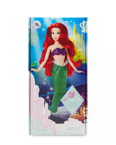 Disney Princess The Little Mermaid Ariel Classic Doll with Brush New with Box