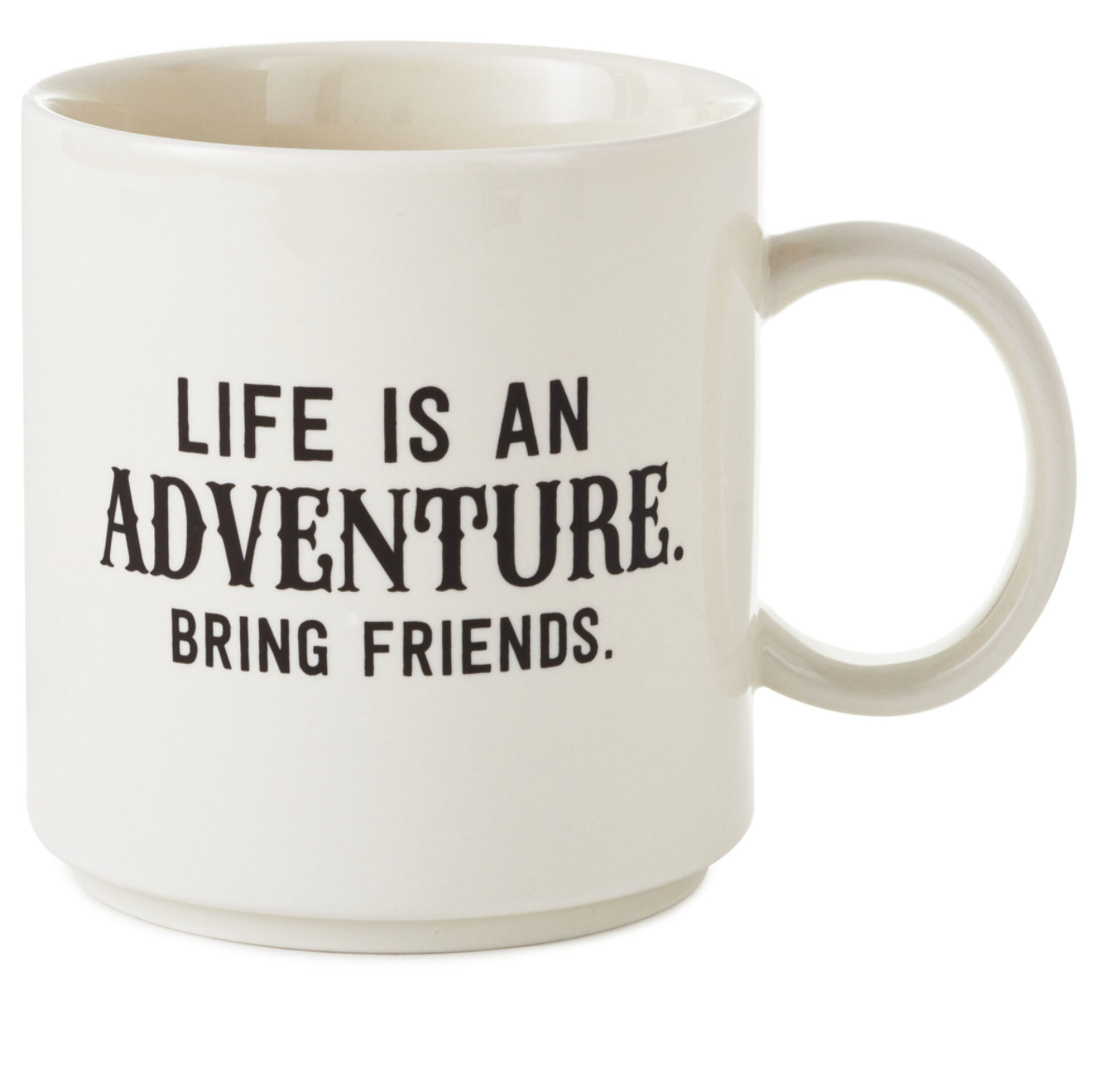 Hallmark Disney Mickey and Friends Airplane Life is an Adventure Coffee Mug New