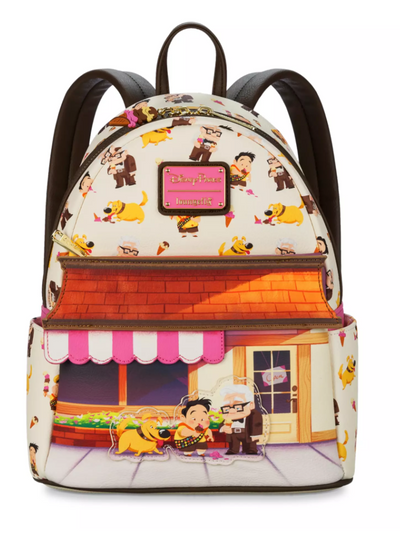 Disney Parks Up Carl, Russell and Dug Loungefly Mini Backpack New With Tag