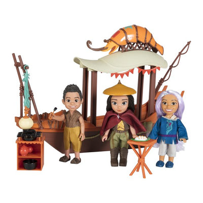 Disney Raya and The Last Dragon Crew Shrimp Boat Petite Playset New with Box