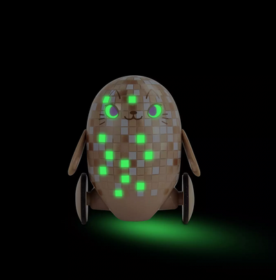 Disney Tomy Savannah's Cat Action B Bot Ron's Gone Wrong Pull Back Glows Toy New