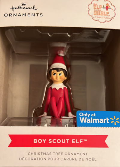 Hallmark 2022 Boy Scout Elf on the Shelf Christmas Ornament New with Box