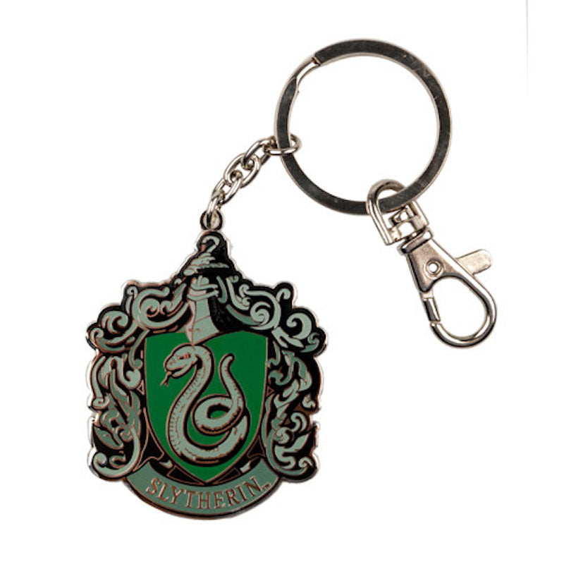 Universal Studios Harry Potter Slytherin Crest Medallion Keychain New with Tags