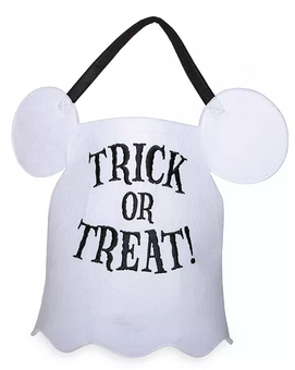 Disney Parks Halloween Mickey Mouse Ghost Trick or Treat Bag New with Tag