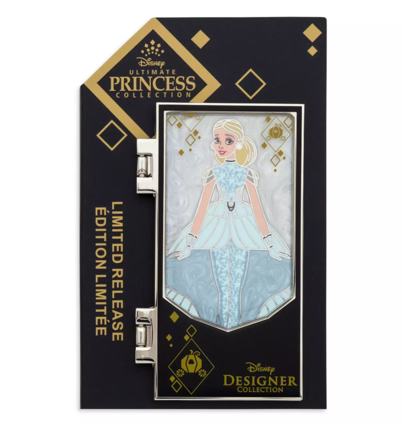 Disney Designer Ultimate Princess Collection Cinderella Hinged Pin Limited New