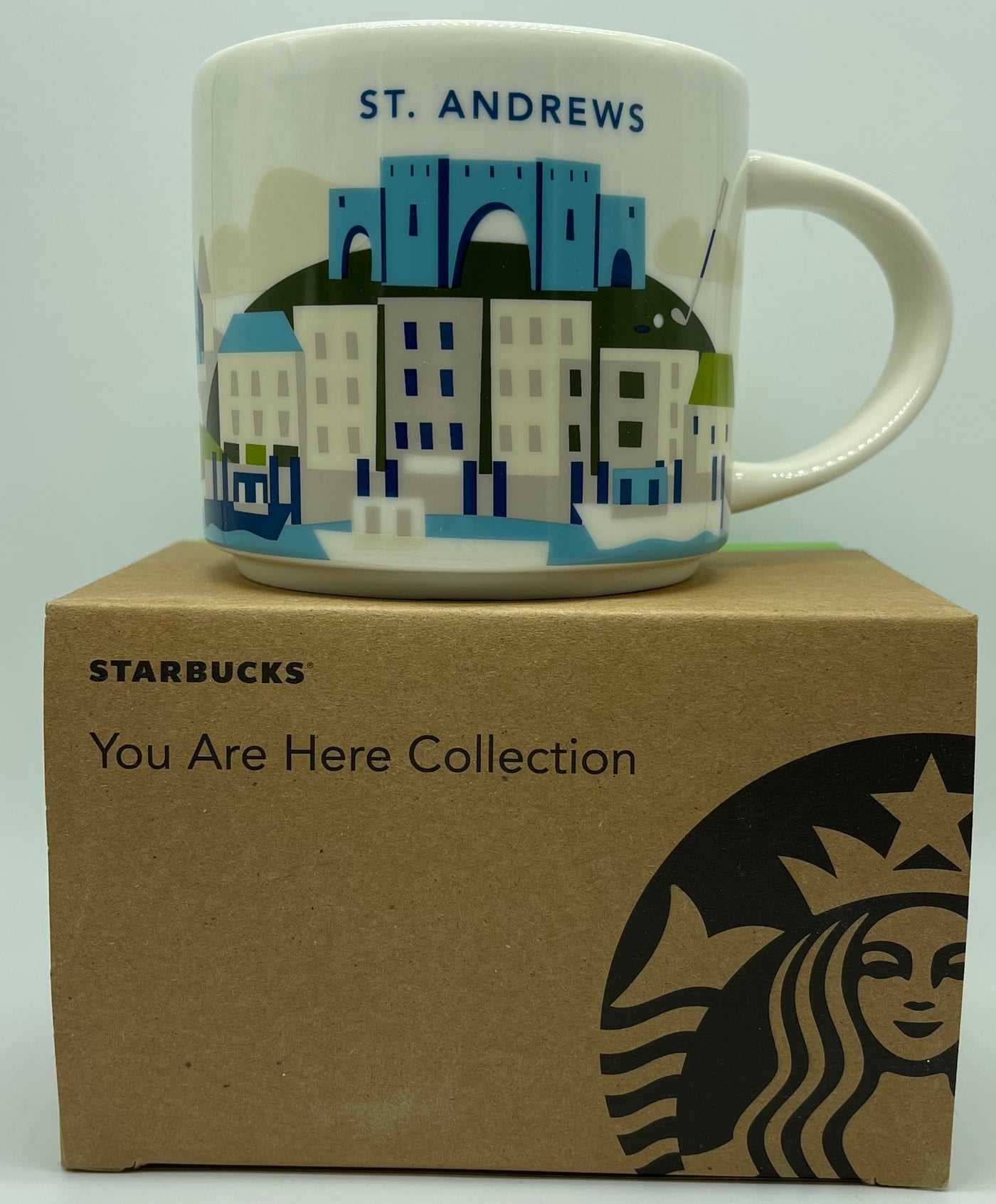 Starbucks You Are Here St. Andrews Scotland Ceramic Coffee Mug New with Box