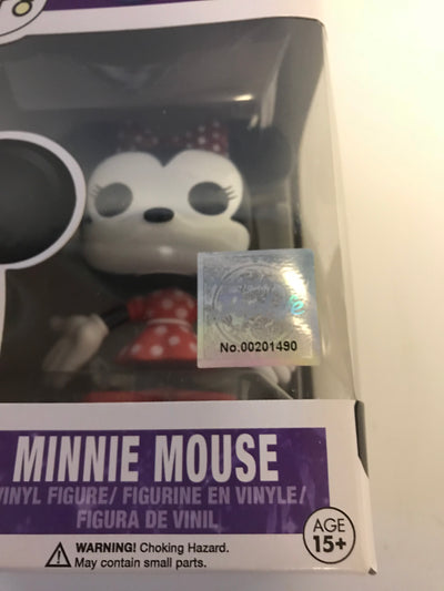 Disney Funko Authentic Poplife Sticker Minnie Mouse Pop New with Box