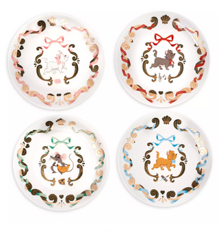 Disney The Aristocats Porcelain Plate Set by Ann Shen New with Tag