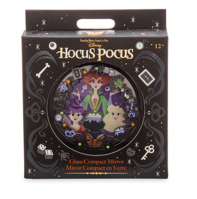 Disney Hocus Pocus Glass Compact Mirror New with Box