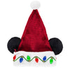 Disney Parks Christmas Mickey Santa Plush Light-Up Ear Hat New with Tags