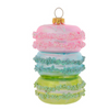 Robert Stanley 2021 Stacked Macarons Glass Christmas Ornament New with Tag