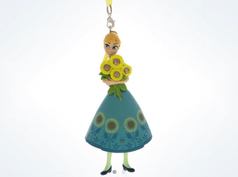 Disney Parks Frozen Fever Summer Anna 3D Christmas Ornament New with Tags