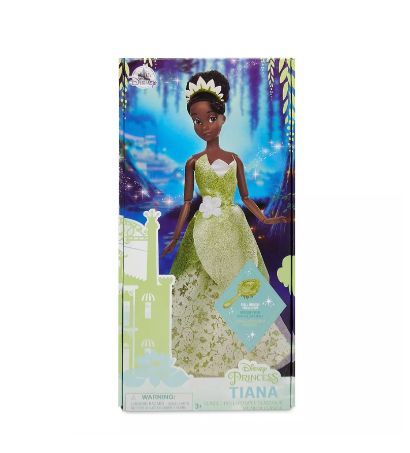 Disney Princess The Princess and the Frog Tiana Classic Doll with Brush New Box