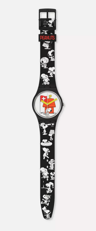 Swatch X Peanuts Grande Bracchetto Watch Snoopy Woodstock New with Box