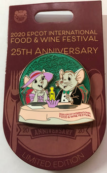 Disney Parks Food and Wine 2020 Bianca and Bernie Limited Pin New