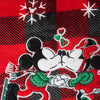 Disney Parks Mickey & Minnie Skating Plush Christmas Pillow New with Tags