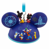 Disney Disneyland 2022 Mickey Friends Light Up Ear Hat Christmas Ornament New
