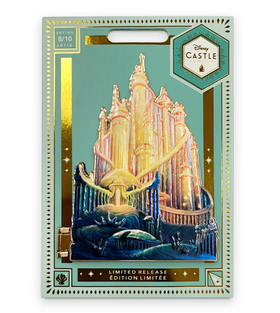 Disney The Little Mermaid Ariel Castle Collection Limited Pin New with Card