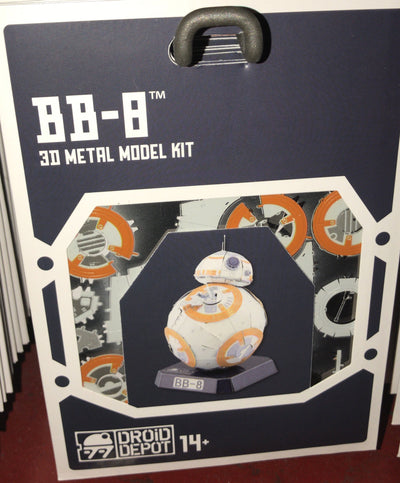 Disney Parks Star Wars BB-8 Droid Factory Metal Model Kit 3D Galaxy Edge New