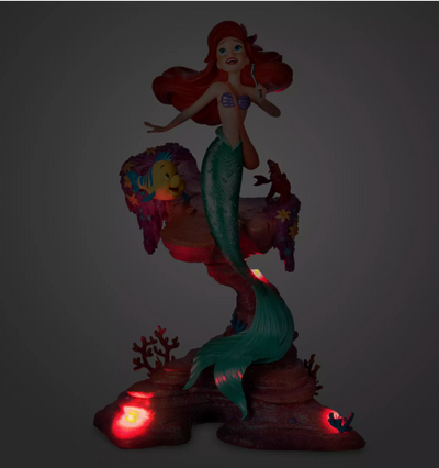 Disney The Little Mermaid Ariel Light-Up Changing Color Figure New with Box