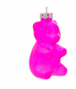 Robert Stanley Pink Bear Glass Christmas Ornament New with Tag