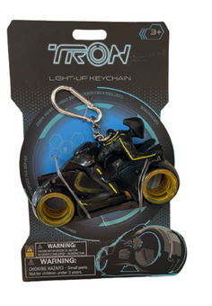 Disney Parks 2023 Tron Lightcycle Vehicle Light-Up Keychain New with Card