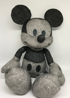 Disney Parks Mickey Mouse Denim Plush New with Tags