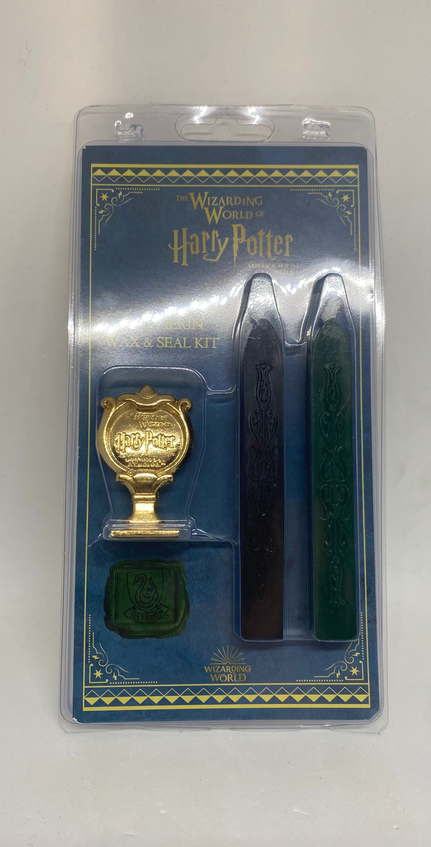 Universal Studios Harry Potter Slytherin Wax & Seal Kit New