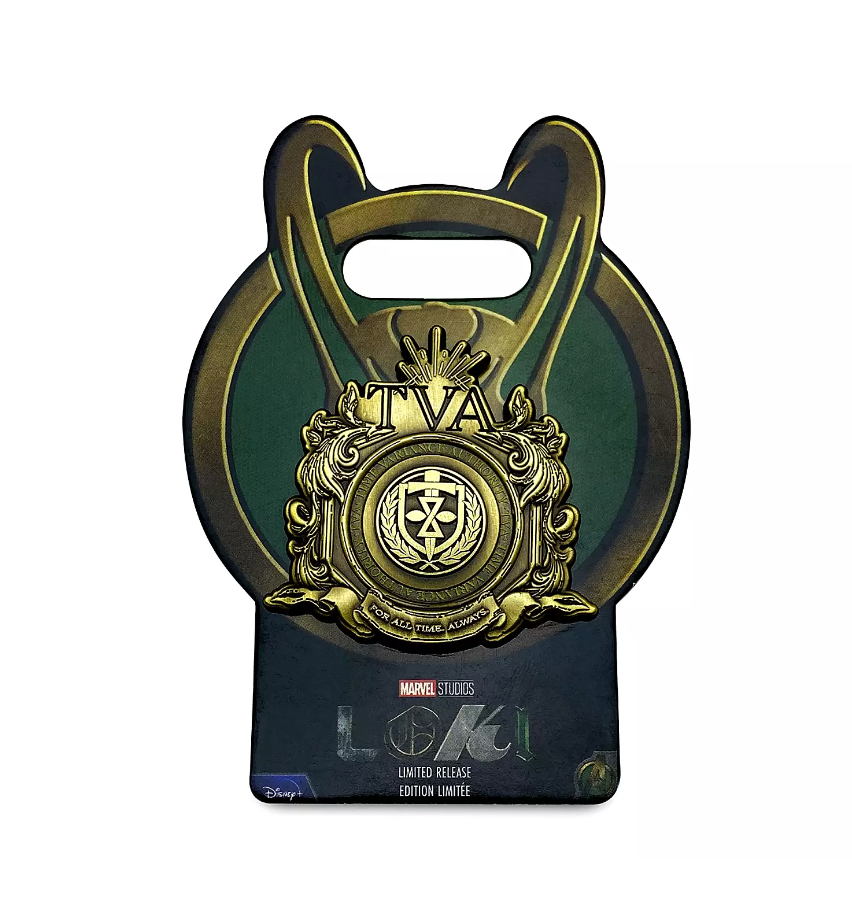 Disney Parks Marvel Loki Time Variance Authority Logo Limited Pin New with Card