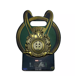 Disney Parks Marvel Loki Time Variance Authority Logo Limited Pin New with Card