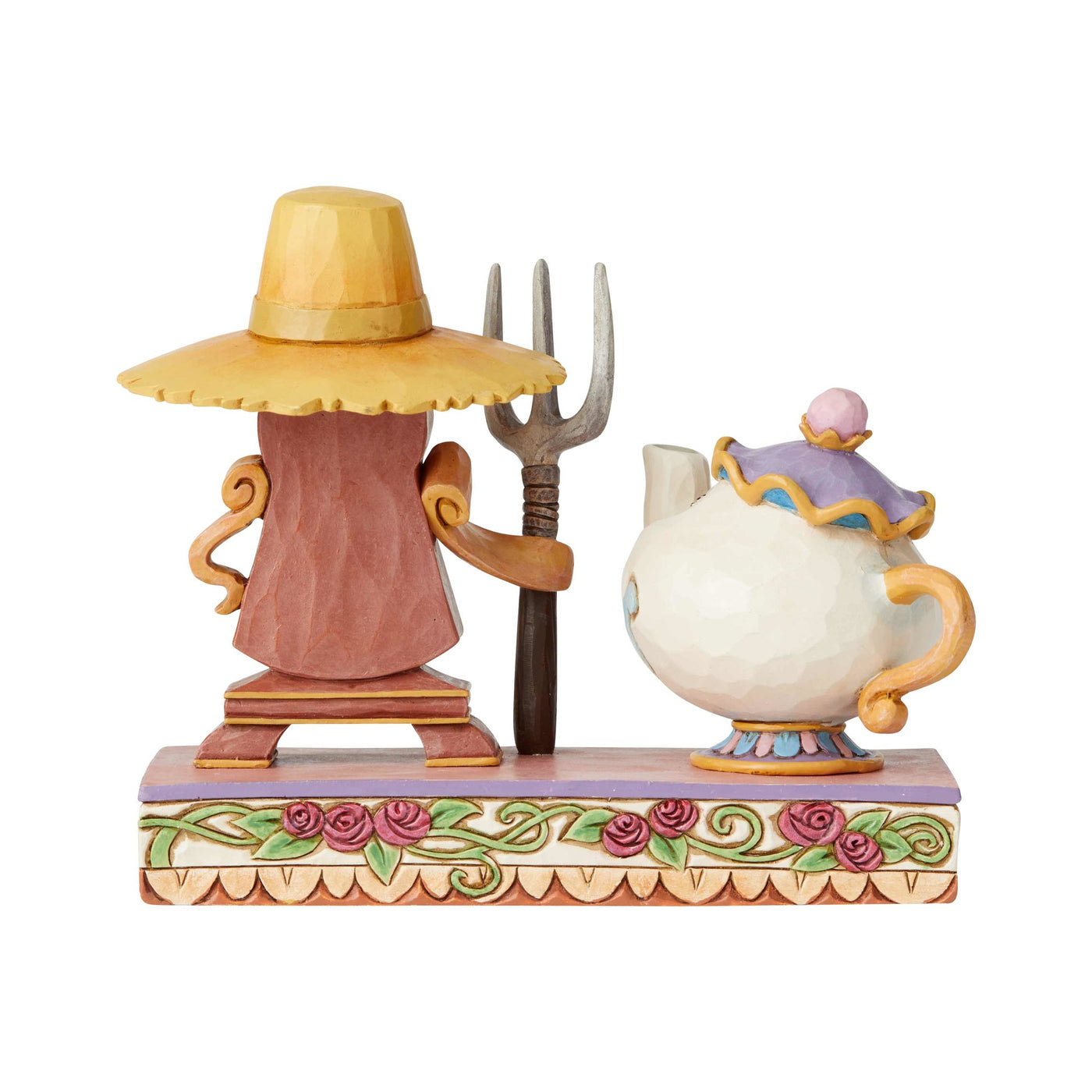 Disney Traditions Cogsworth and Mrs. Potts Jim Shore New with Box