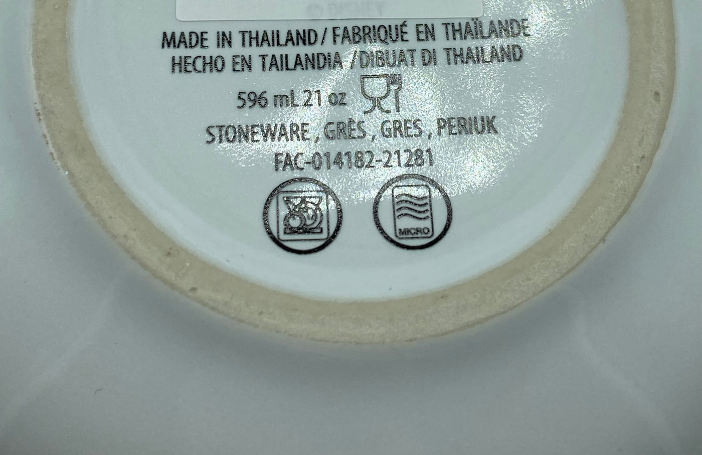 Disney Parks Homestead Blue Mickey Icons 21oz Coffee Mug New