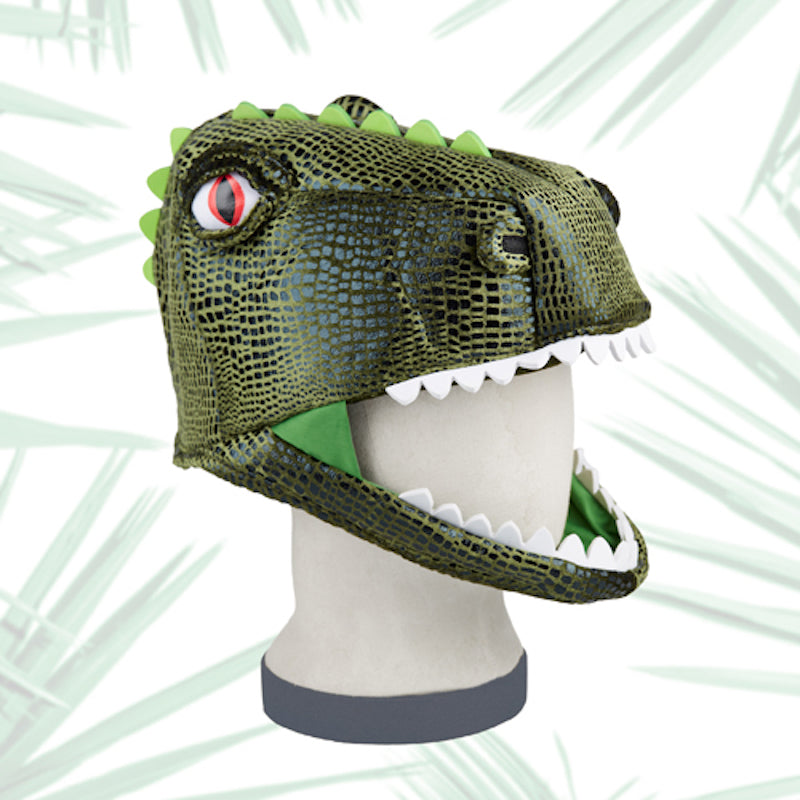Universal Studios Jurassic Park T. Rex Head Novelty Hat New with Tags