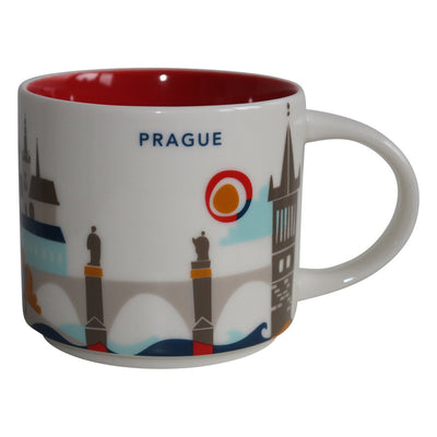 Starbucks You Are Here Collection Prague Ceramic Coffee Mug New with Box