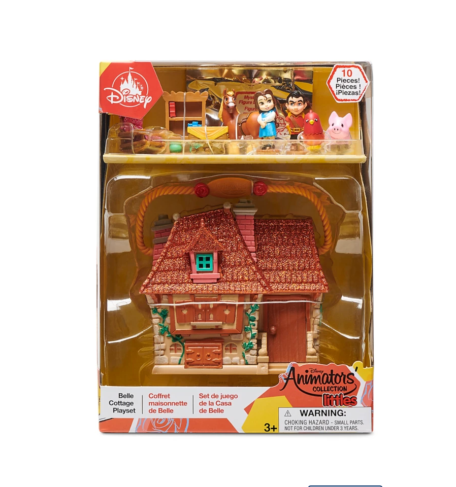 Disney Animators' Collection Littles Belle Cottage Play Set New with Box