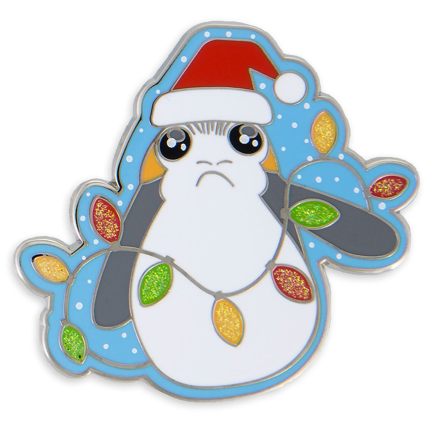 Disney Parks Porg Holiday Star WarsThe Ladt Jedi Pin New with Card