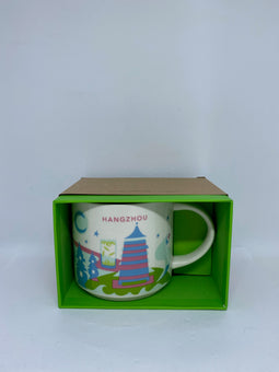 Starbucks You Are Here Collection Hangzhou China Ceramic Coffee Mug New With Box