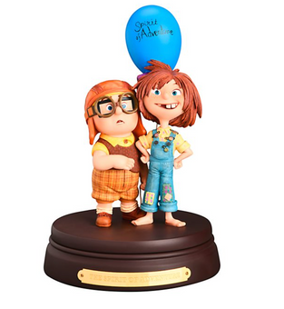 Disney Disneyland Paris Up Carl and Ellie as Kids Figurine New with Box