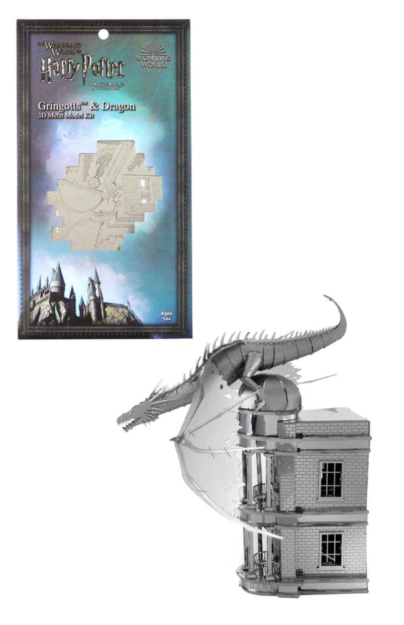 Universal Studios Harry Potter Gringotts Dragon Metal Earth Model Kit New Sealed