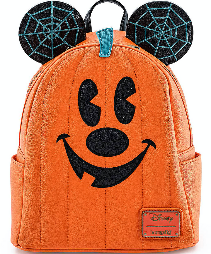 Disney Mickey Mouse Jack-o'-Lantern Mini Backpack by Loungefly New wit – I Love Characters