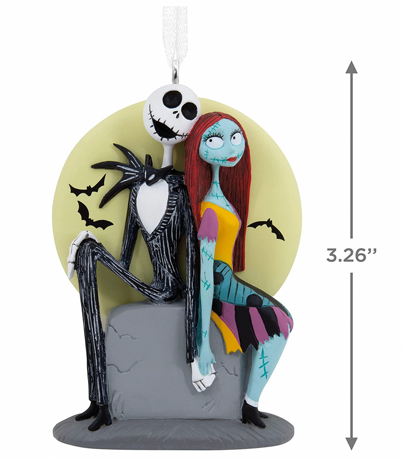 Hallmark The Nightmare Before Christmas Jack Sally Tombstone Christmas Ornament